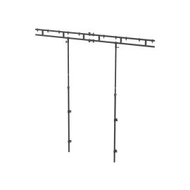 Ultimax DJBoothGP MKII black goal post system with carry bag
