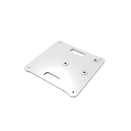 Ultimax UTX BASE WH white flat square baseplate for 35mm poles