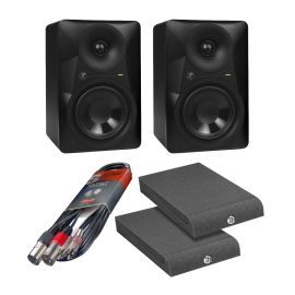 Mackie MR524 With Isolation Pads & Cables