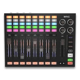 WOLFMIX WING DMX Controller Expansion with Motorised Faders