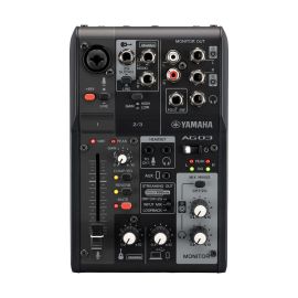Yamaha AG03MK2 Live Streaming Mixer Black