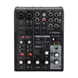 Yamaha AG06MK2 Live Streaming Mixer Black