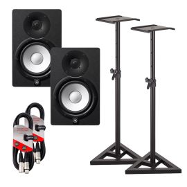 Yamaha HS5 (PAIR) With Speaker Stands + Cables Package