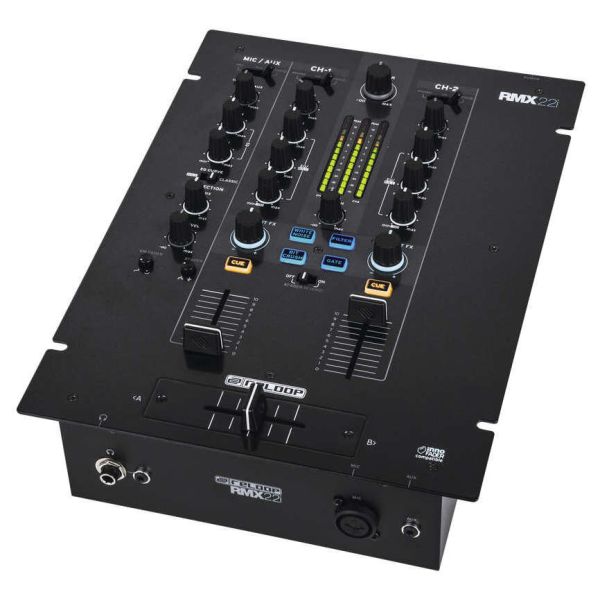 Reloop RMX-22i Digital DJ Mixer | 2(+1) Channel FX Club Mixer