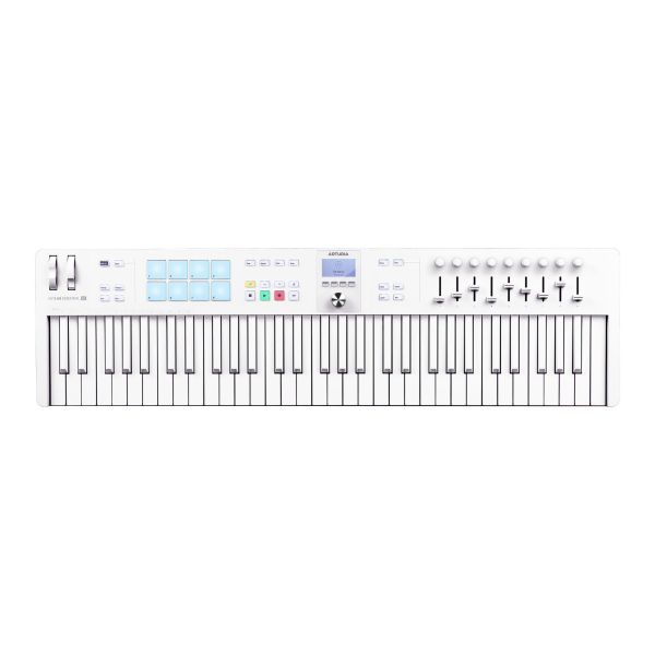 ARTURIA KeyLab Essential 61 mk3 White美品 Arturia Keylab Essential 61 White MK3