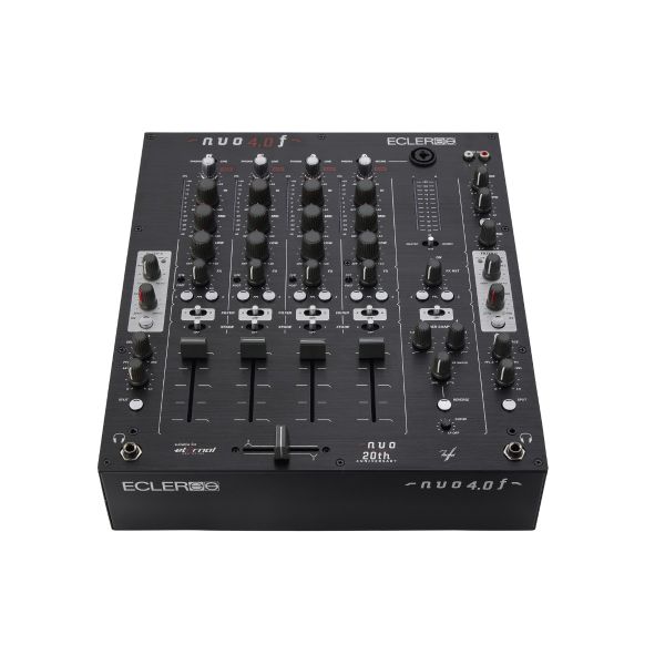Ecler NUO 4.0F – 4 Channel Analog DJ Mixer (Black) | Pro DJ Mixer