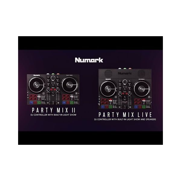 Numark Party Mix 2 DJ Controller With Built-in LED light show