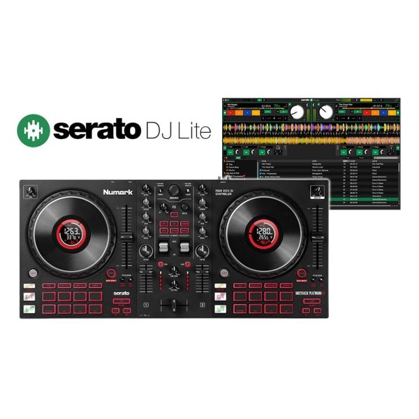 Numark Mixtrack Platinum FX ＋ HDJ-CUE1 Numark Mixtrack Platinum FX - Controlador DJ para Serato DJ com