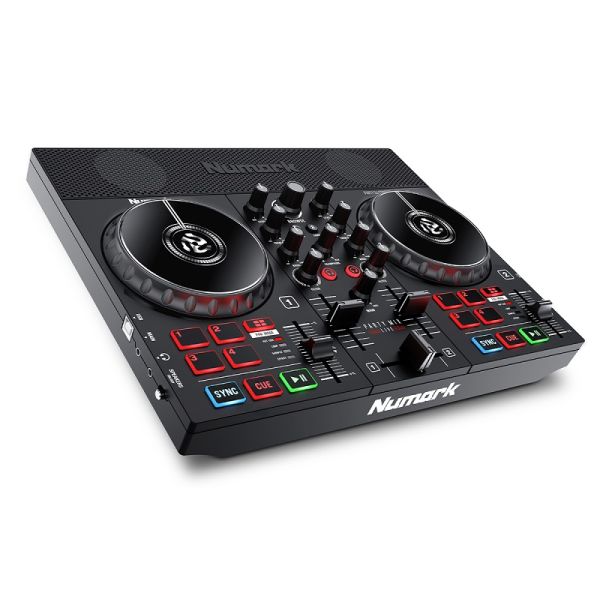 Numark Party Mix Live DJ Controller With Built-In Speaker and