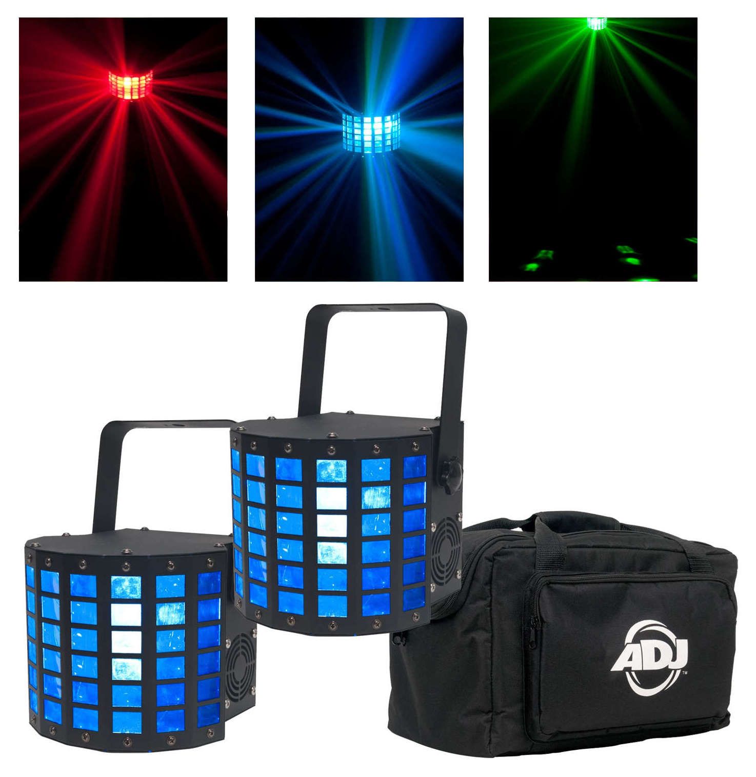 American DJ Mini Dekker RGBW LED Derby Effects With Bag Package