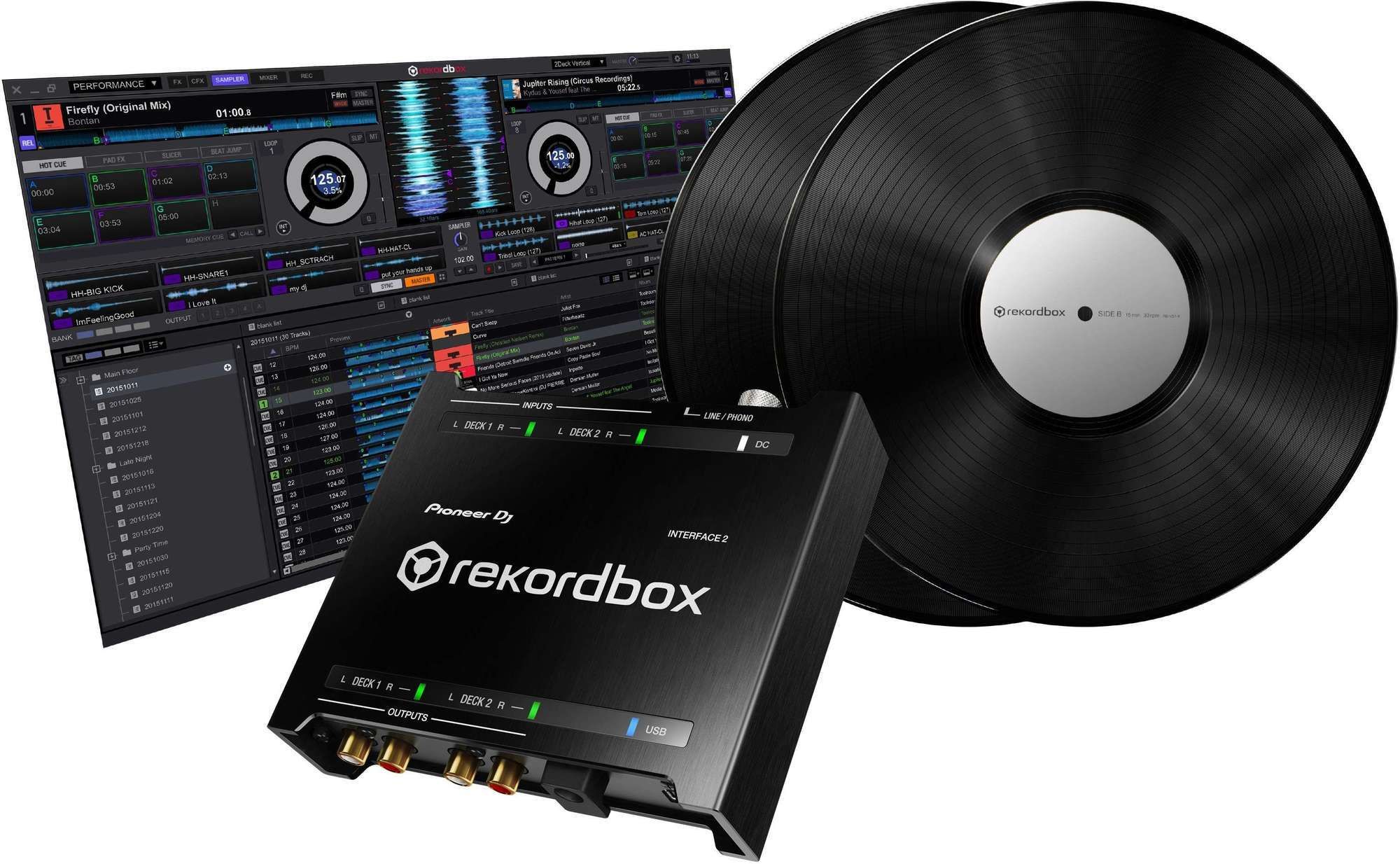 Pioneer DJ rekordbox DVS対応 インターフェース 2 コントロールVinyl新品未開封2枚のみ Pioneer Interface-2 Rekordbox DVS 0% Interest free Finance