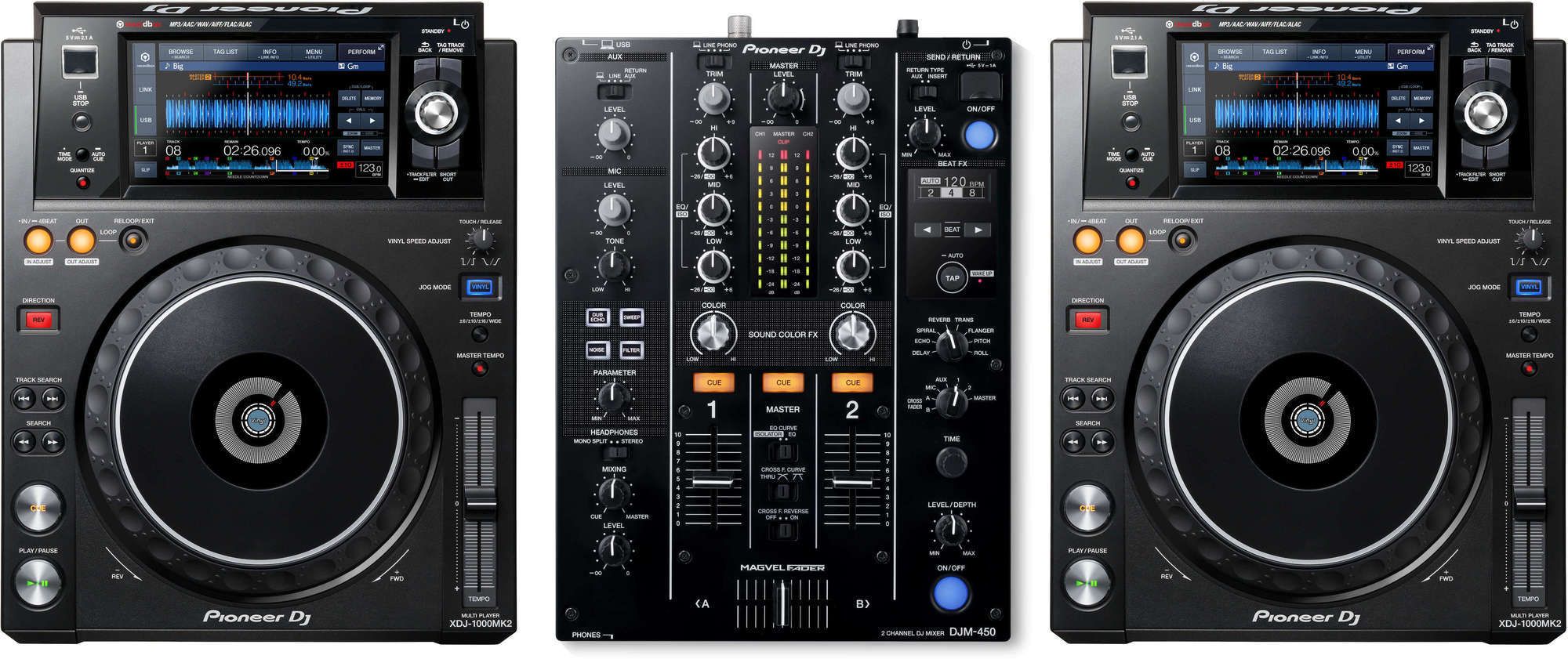 Pioneer XDJ-1000 MK2 & DJM-450 Package 0% Interest free Finance