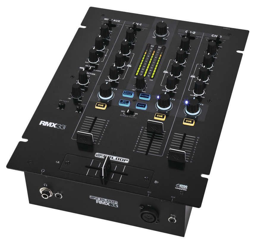 Reloop RMX-33i DJミキサー Reloop RMX-33i 3 Channel DJ Effects Mixer