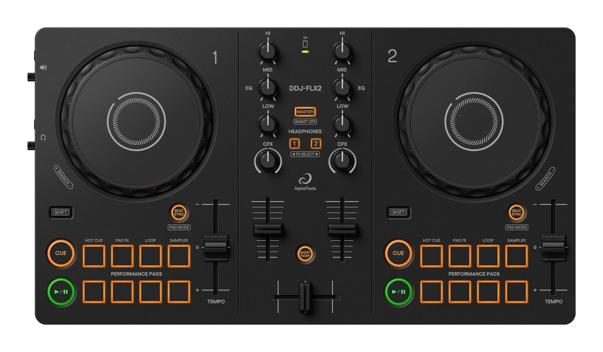 DDj-FLX2 DJコントローラーAlphaTheta DDJ-FLX2 - AlphaTheta
