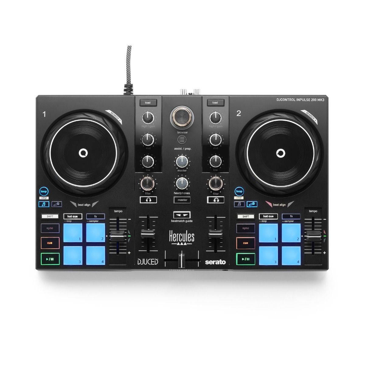 Hercules DJControl Inpulse 200 MK3 | Beginner DJ Controller