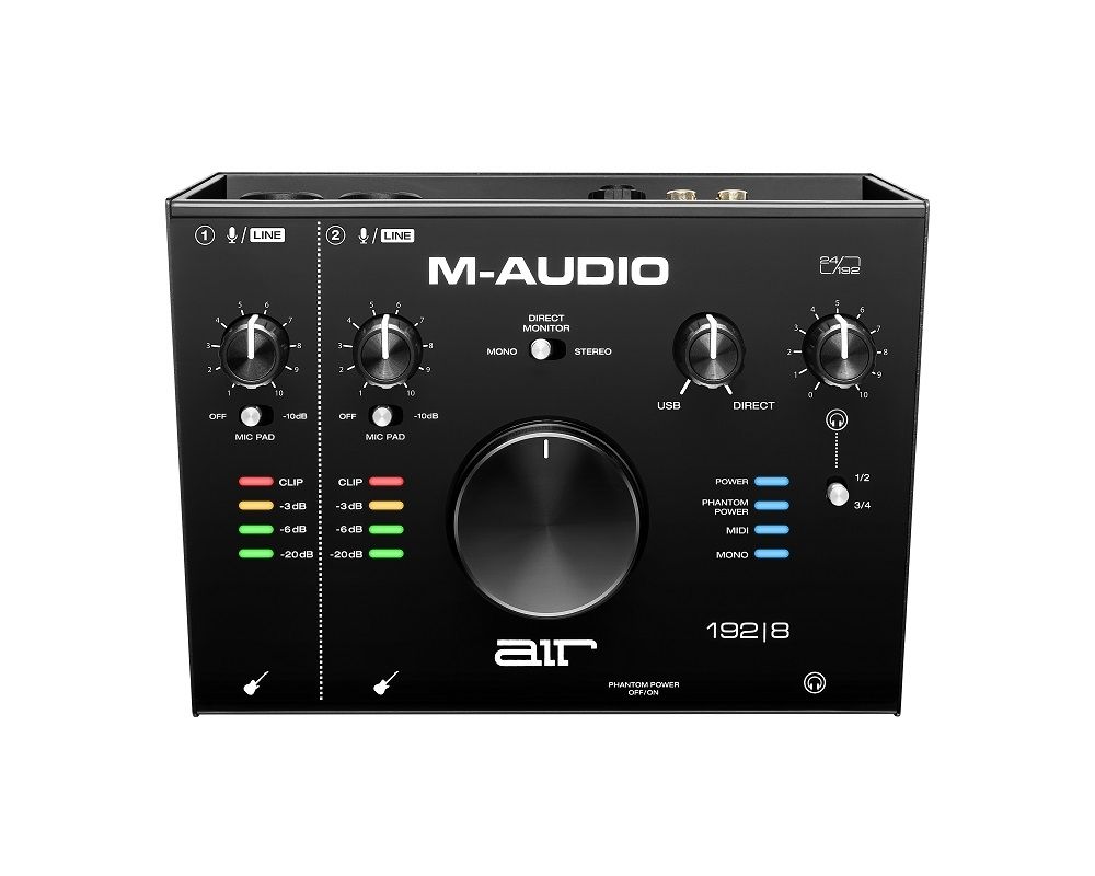 M-Audio AIR 192|8 2-In/4-Out 24/192 Audio MIDI Interface
