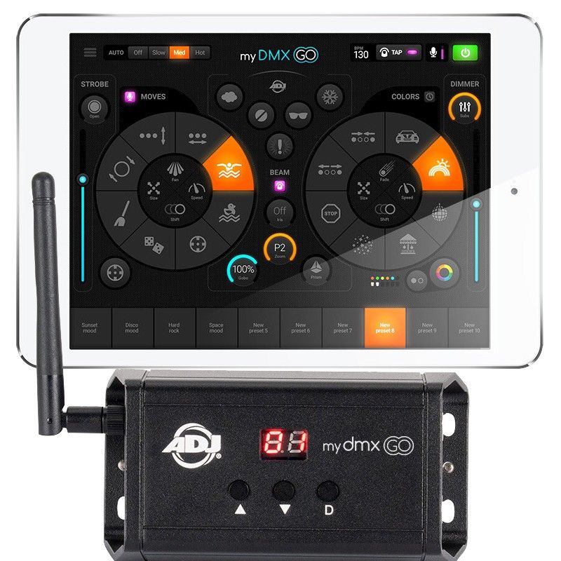 American DJ MyDMX GO DMX Lighting Control for iPad or Android