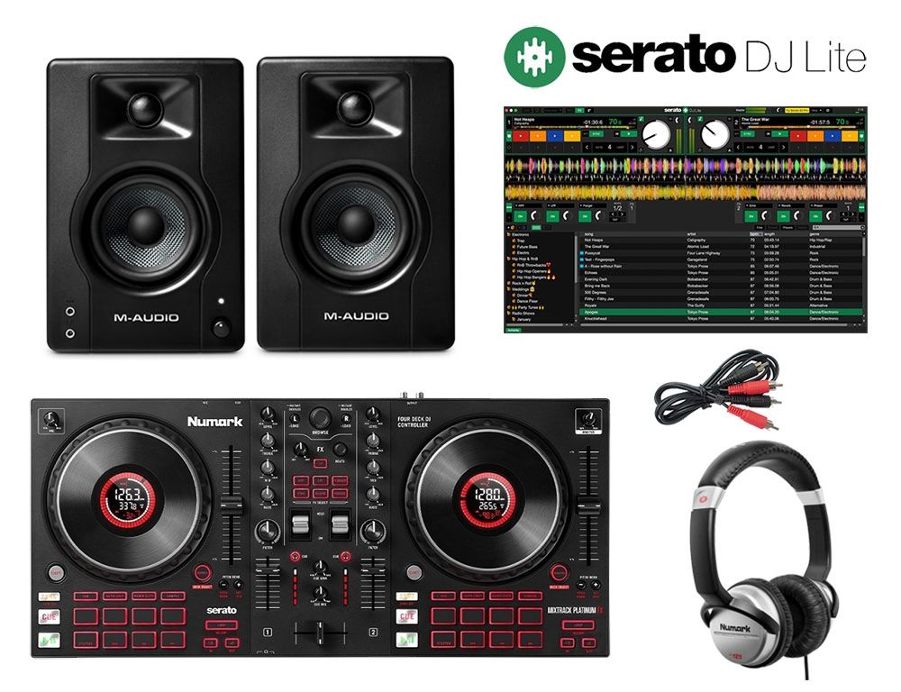 Numark Mixtrack Platinum FX & BX3 DJ Package