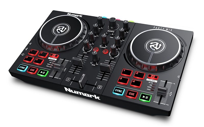 Numark Party Mix 2 DJ Controller With Built-in LED light show
