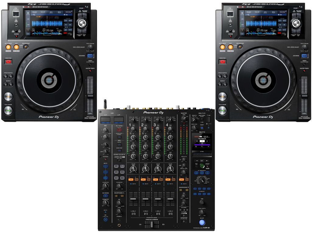 【DJ/CLUB人気の逸品SET】PIONEER CDJ-1000(mk2/mk3)二台セット＋DJM-400ミキサー(難小有) Pioneer XDJ 1000 MK2 Multi Player DJ - Zeedo Shop