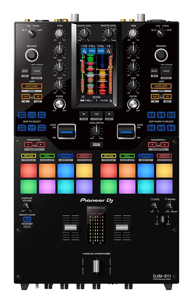 Pioneer DJM-S11 Pro Scratch Mixer for Serato DJ + Rekordbox