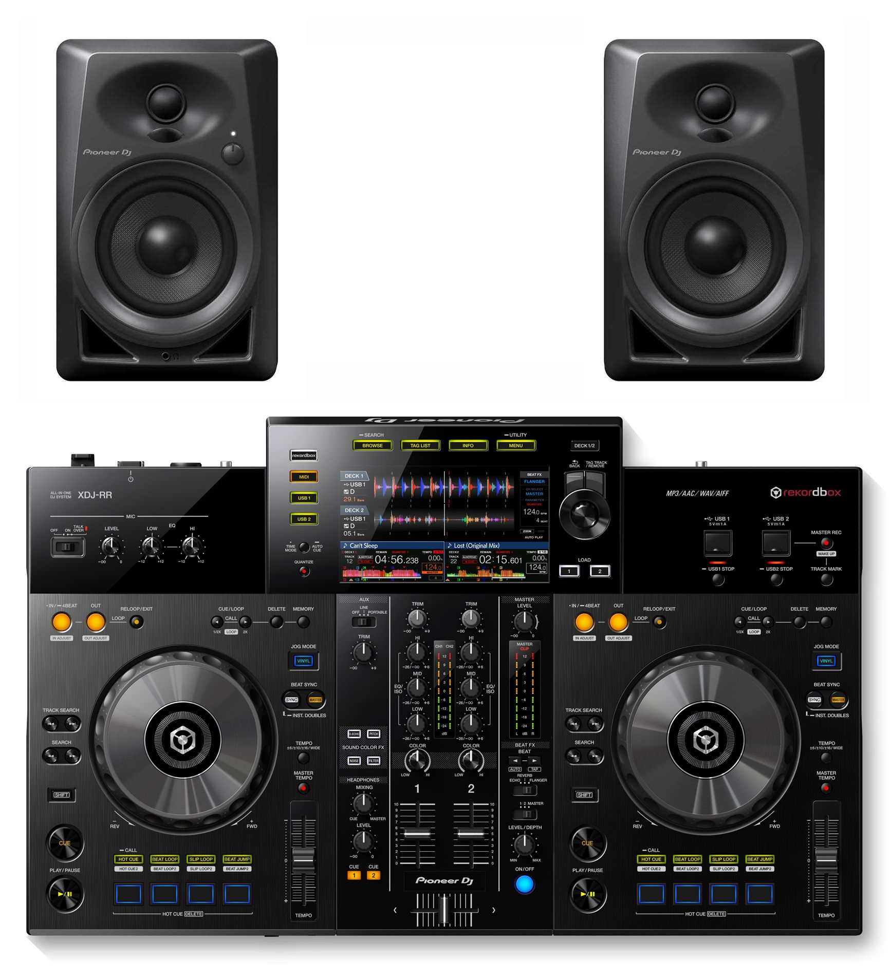 Pioneer XDJ-RR & DM-40 Package
