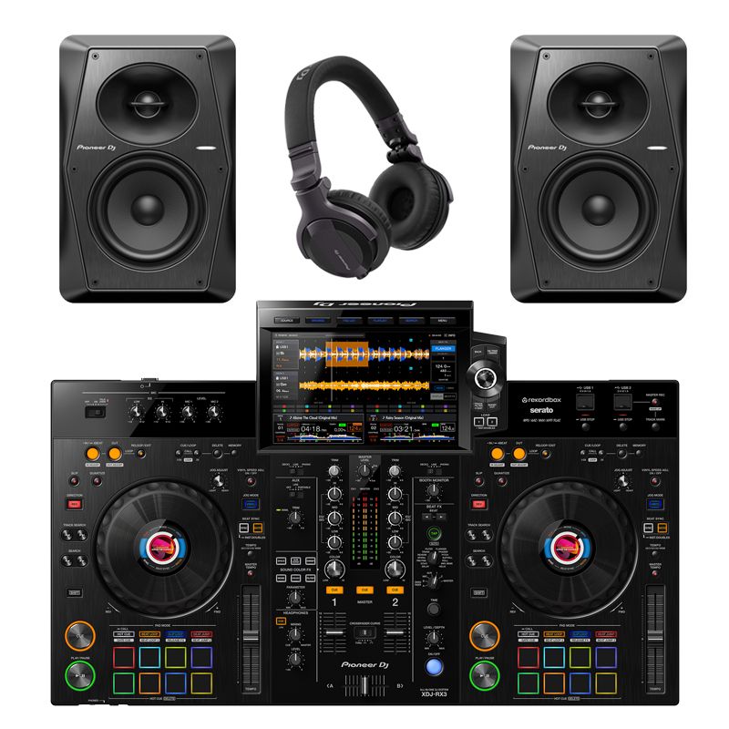 Pioneer DJ XDJ-RX3, VM-50 + HDJ-CUE1 DJ Package