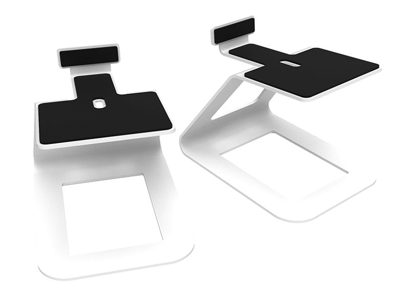 Kanto Desktop Speaker Stands (SE6 Large) - White (Pair)