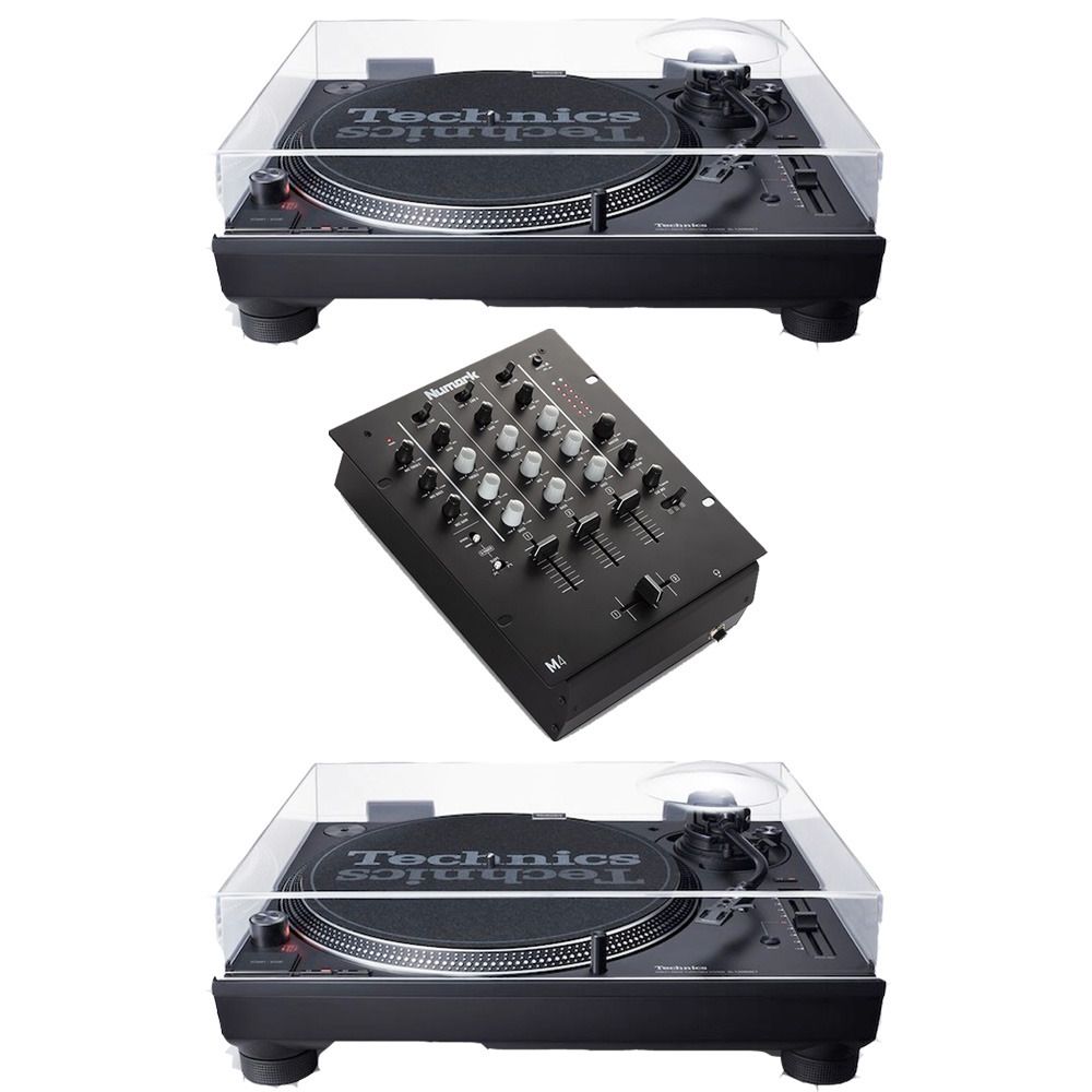 Technics SL1210 MK7 Turntables and Numark M4 Mixer Package