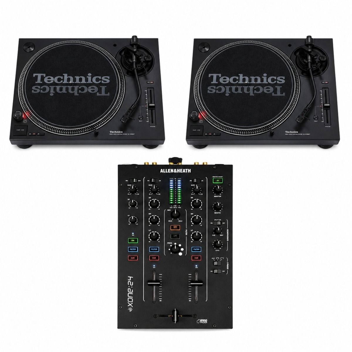 Technics 4点セット Technics SL-1210MK7 Pair with Allen & Heath XONE:24 Mixer
