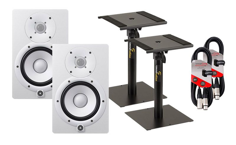 YAMAHA HS7 ペア Hs7 Speakers Studio Monitor Speakers Hs7 Pair Yamaha HS7 White