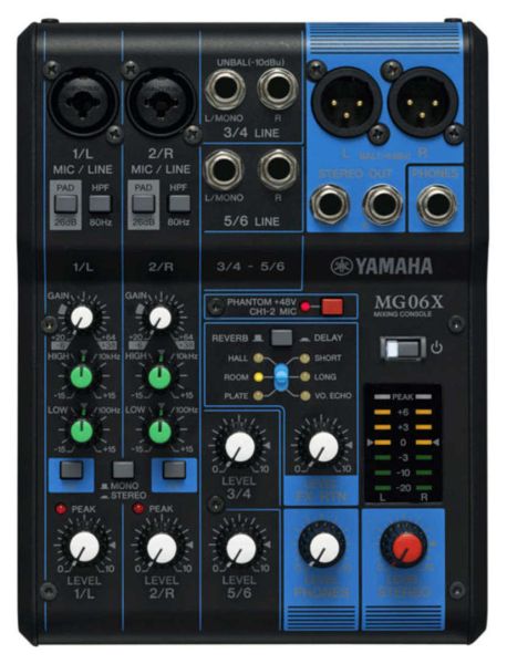 配信機器・PA機器・レコーディング機器 YAMAHA MG06X Yamaha MG06X Mixing Console