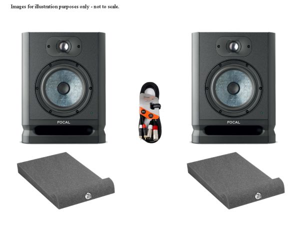 focal alpha 65 evo ペア Focal Alpha 65 Evo (Pair) With Isolation Pads & Cables Package