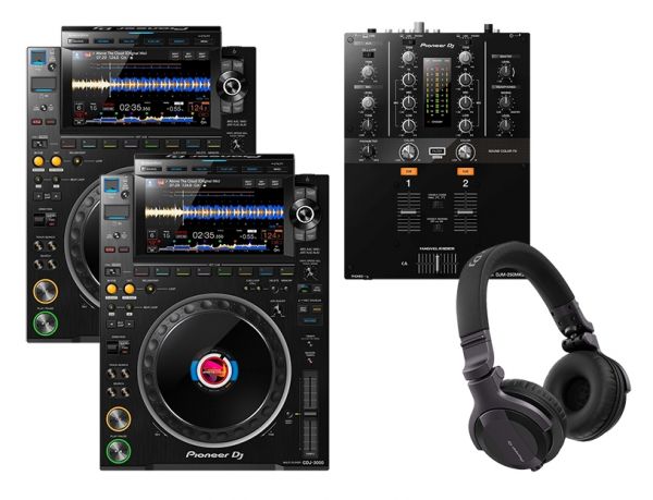 Pioneer DJ CDJ-3000 & DJM-250 MK2 Package